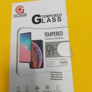 GC Tech Tempered Phone Glass for Samsung Note 10 Plus  Electronics Crackproof